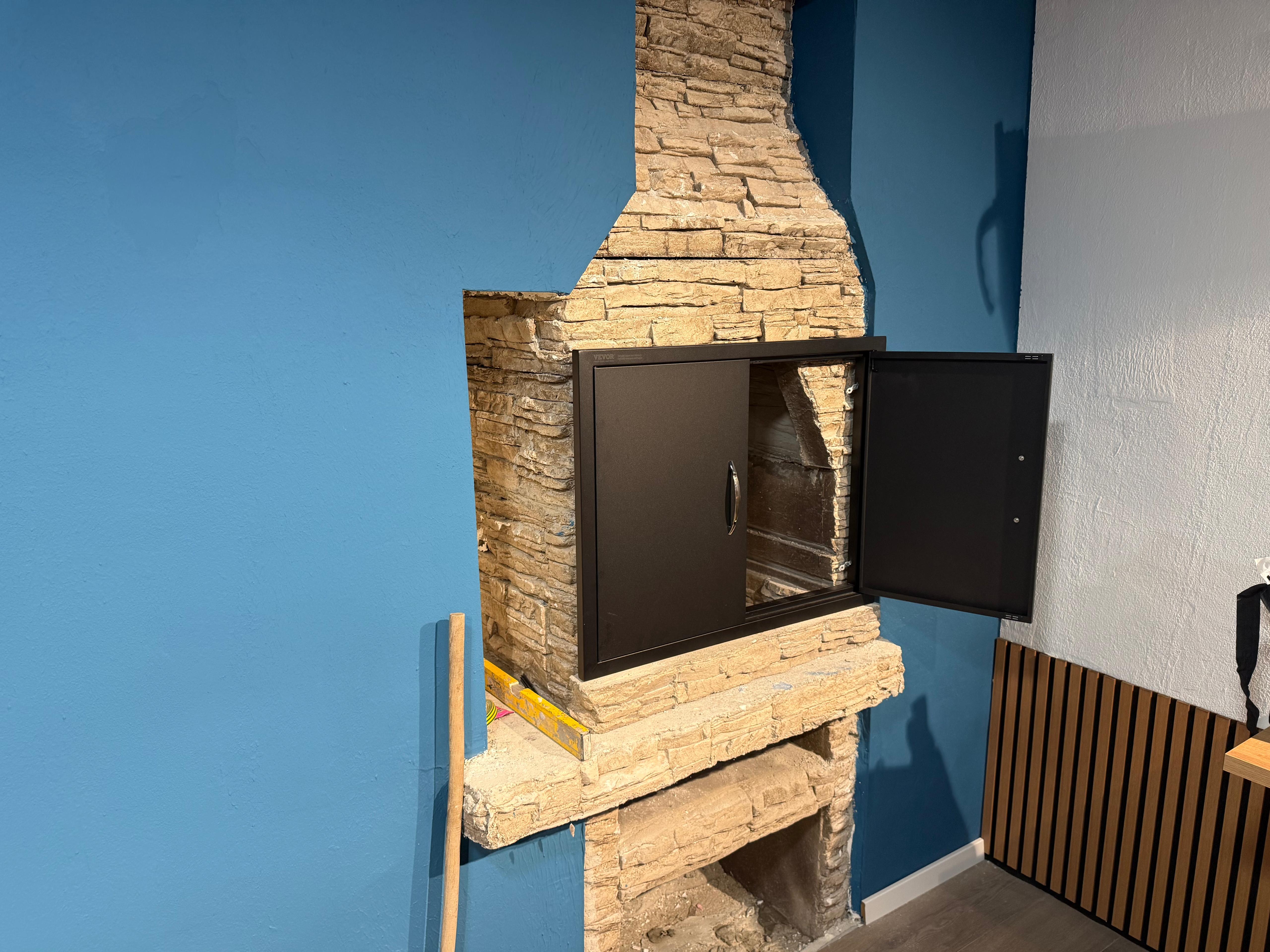 Chimenea restaurada