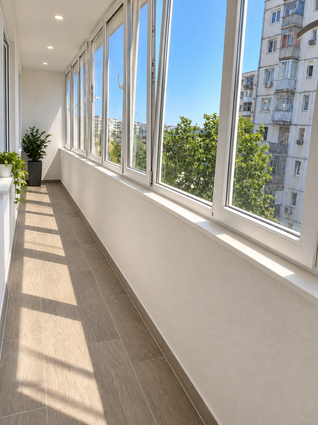 Terraza acristalada