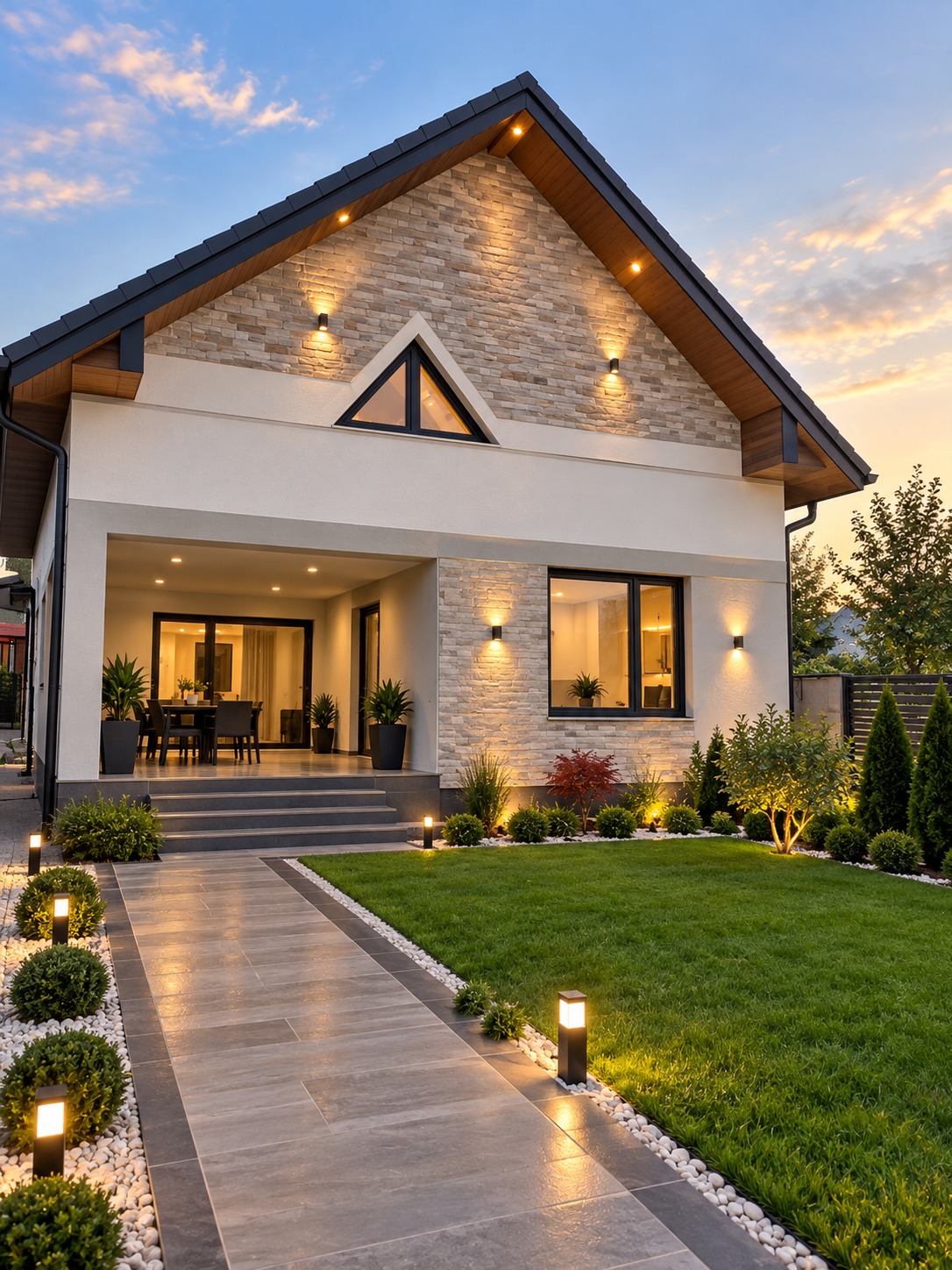 Fachada e iluminación exterior